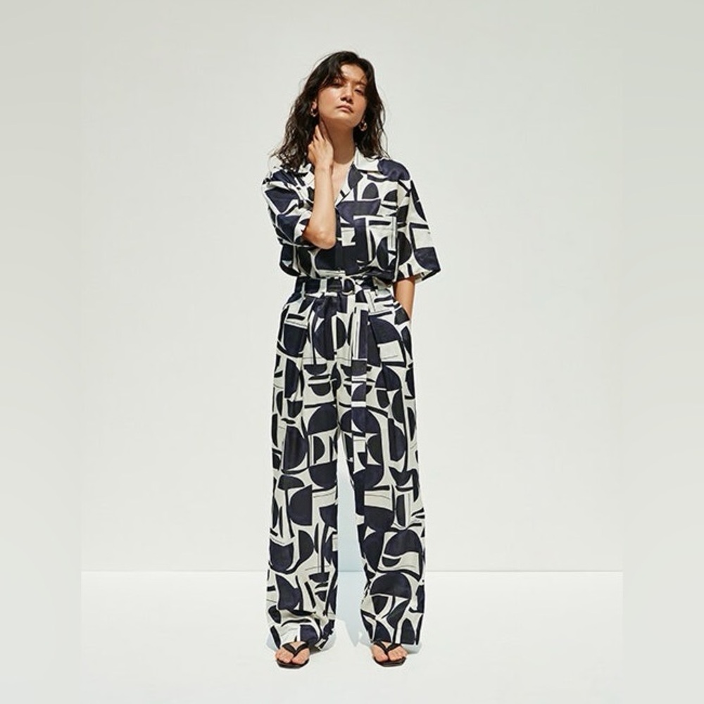 Korean Brand WWM Studios Printing Pants